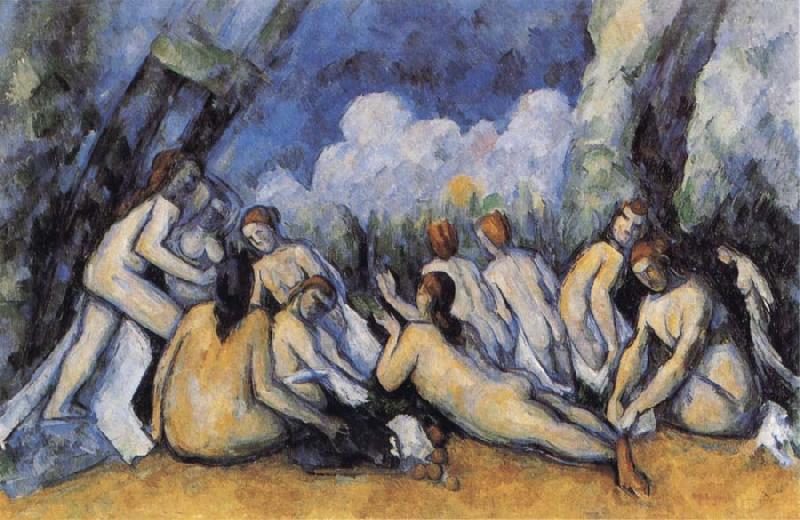 Paul Cezanne Les grandes Baigneuses France oil painting art
